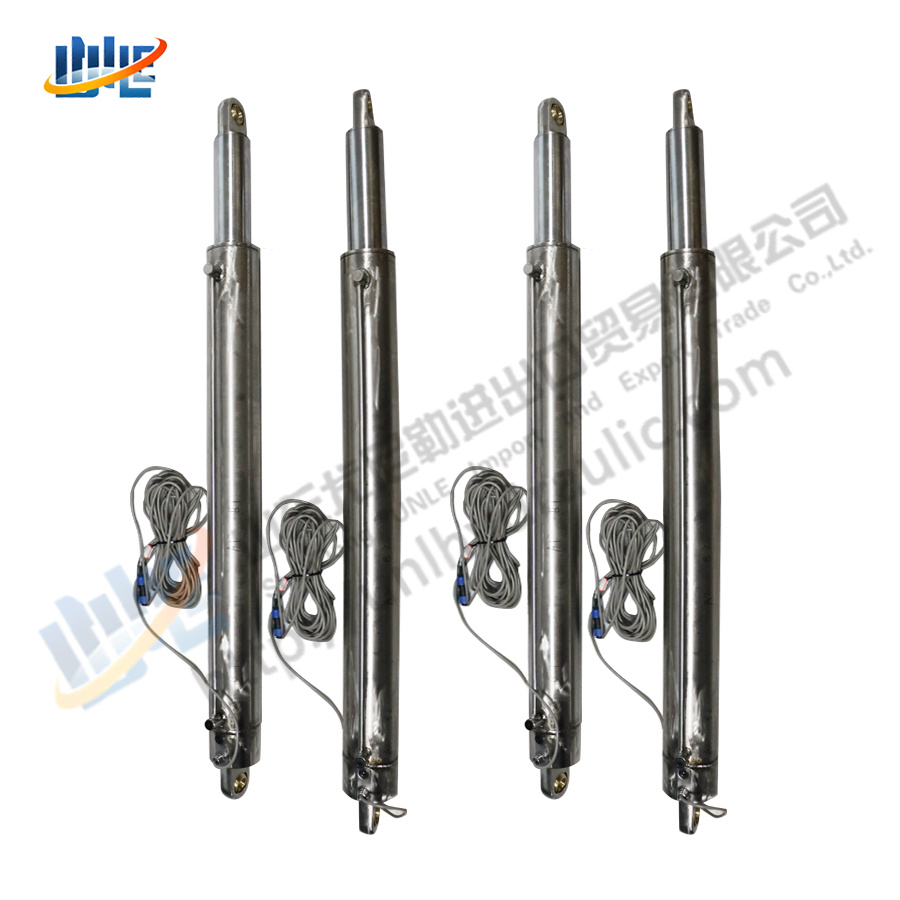 Custom Marine Stainless Steel Double Acting Hydraulic Cylinder - Buy 