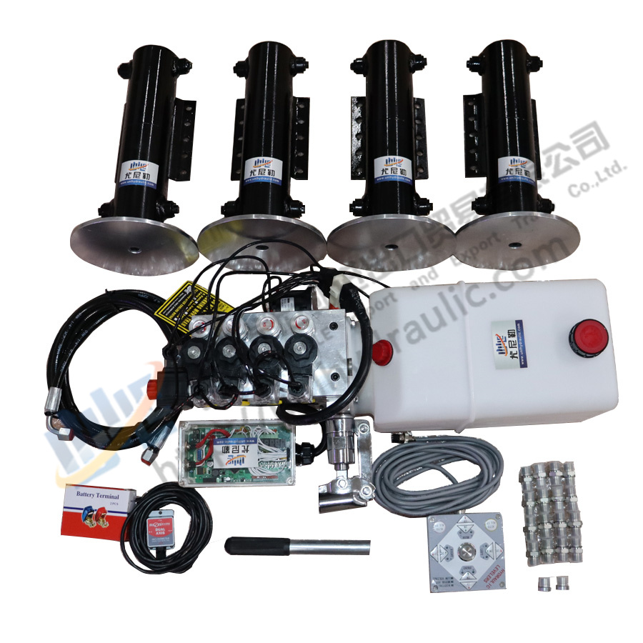Hydraulic leveling kit hydraulic jack outrigger hydraulic cylinder for