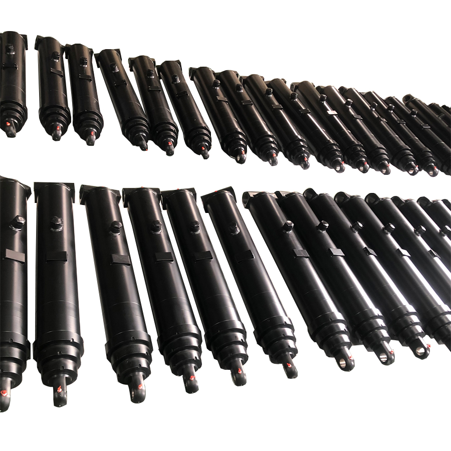 Single acting telescopic hydraulic lifting cylinders for Heavy duty