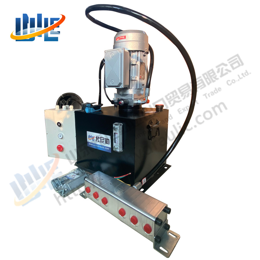 DC tipper trailer mini hydraulic power pack unit small hydraulic power