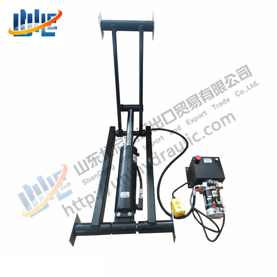 Trailer low bed chassis install hydraulic lift parts hydraulic scissor