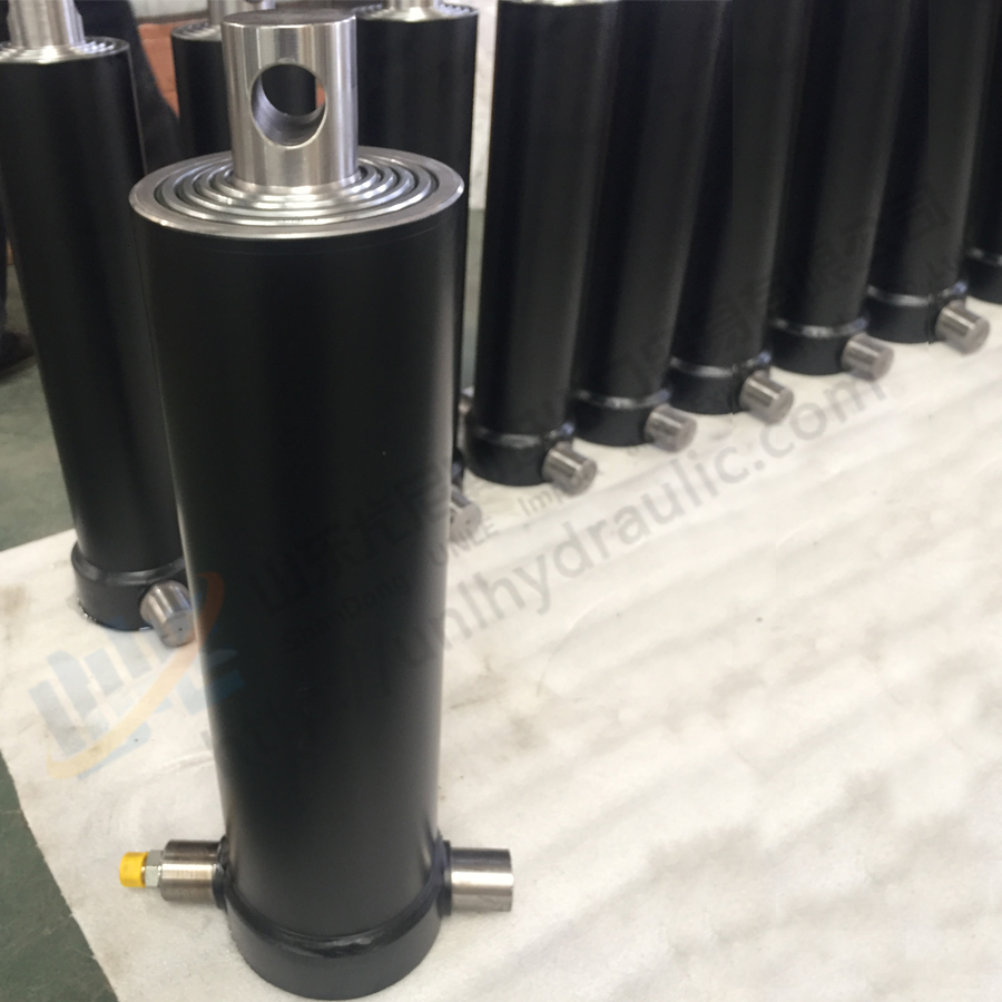 3 stages hydraulic cylinder with hydraulic power pack cylinder for dump