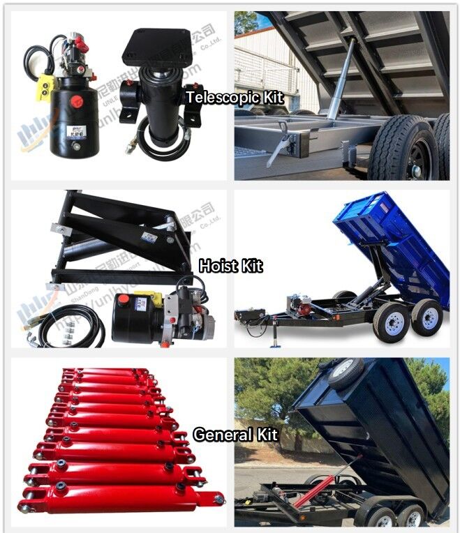 Tow Truck Hydraulic Cylinder Long Stroke Telescopic Hydraulic Cylinder