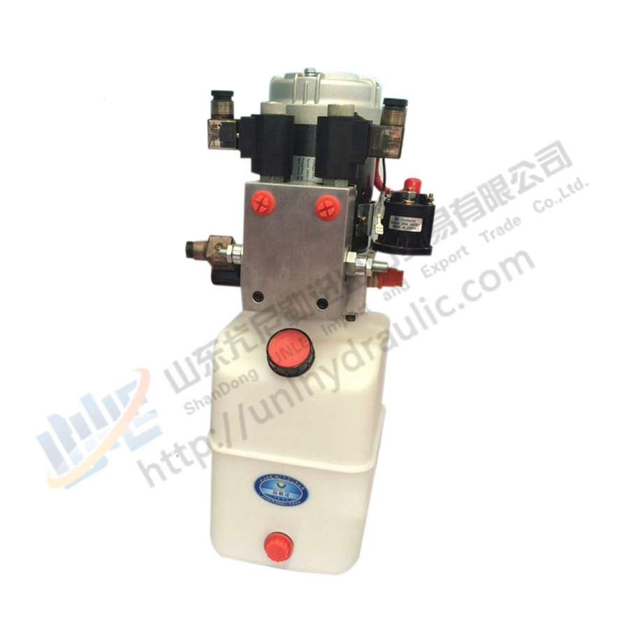 Small DC 12 volt hydraulic power unit pack for electric lifting table