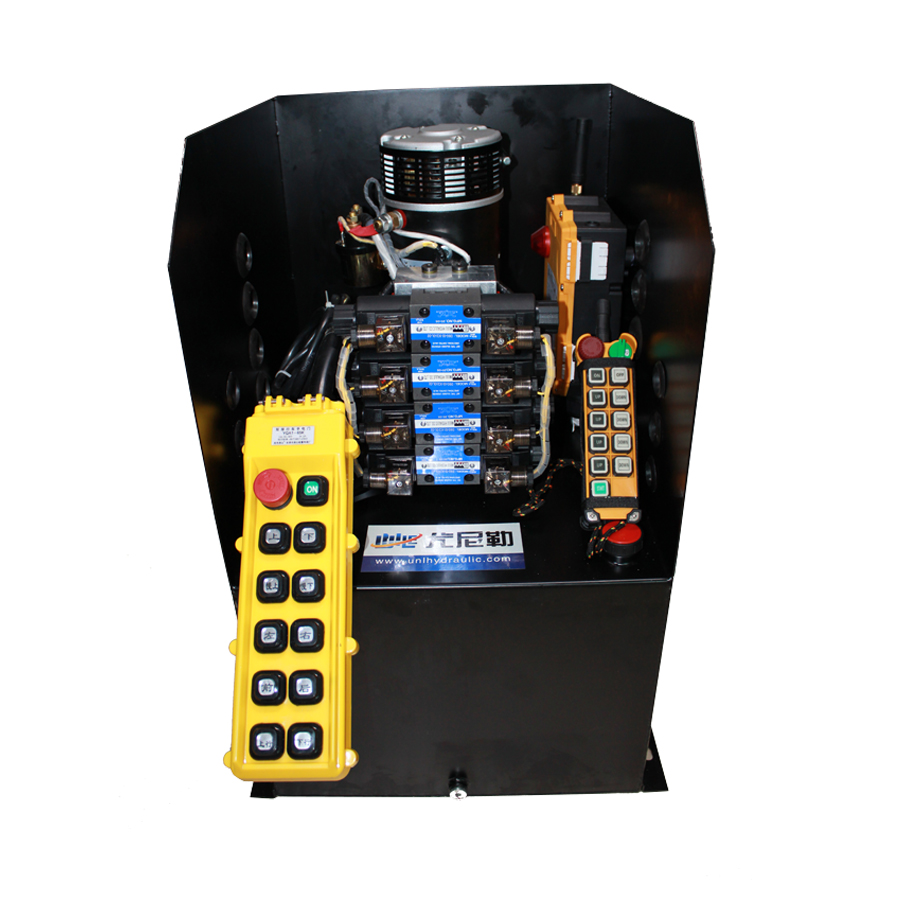 Standard 20ft 40ft container load hydraulic leveling system - Buy ...