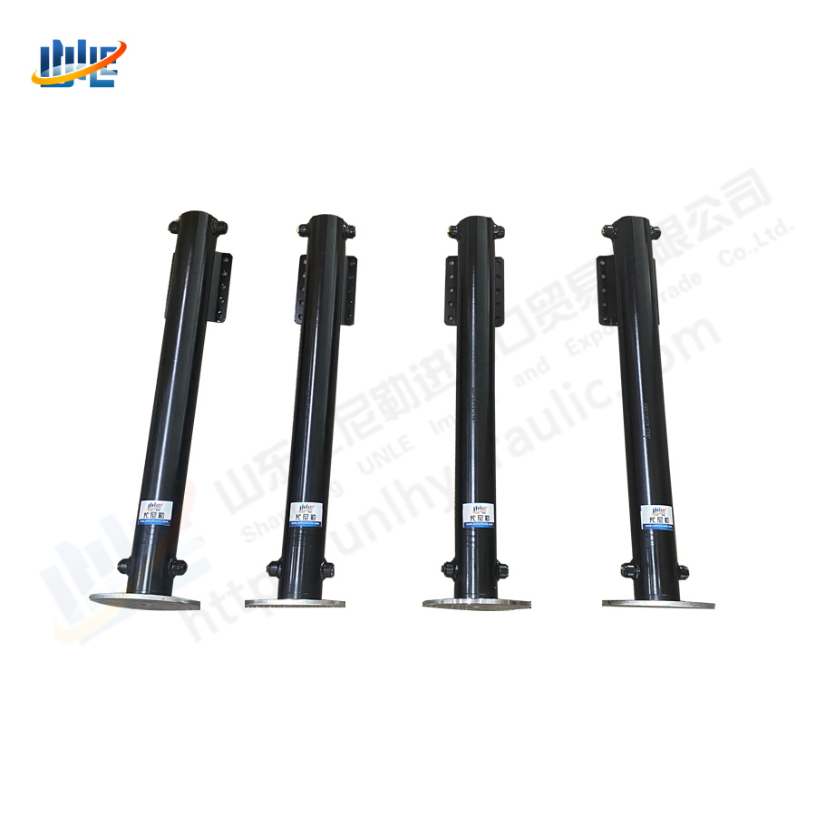 European touring caravan automatic leveling system hydraulic cylinder