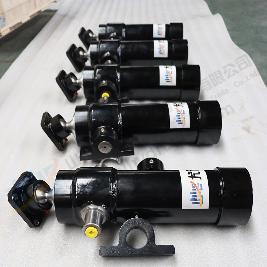 Customized telescopic hydraulic cylinders and power systems for Steel