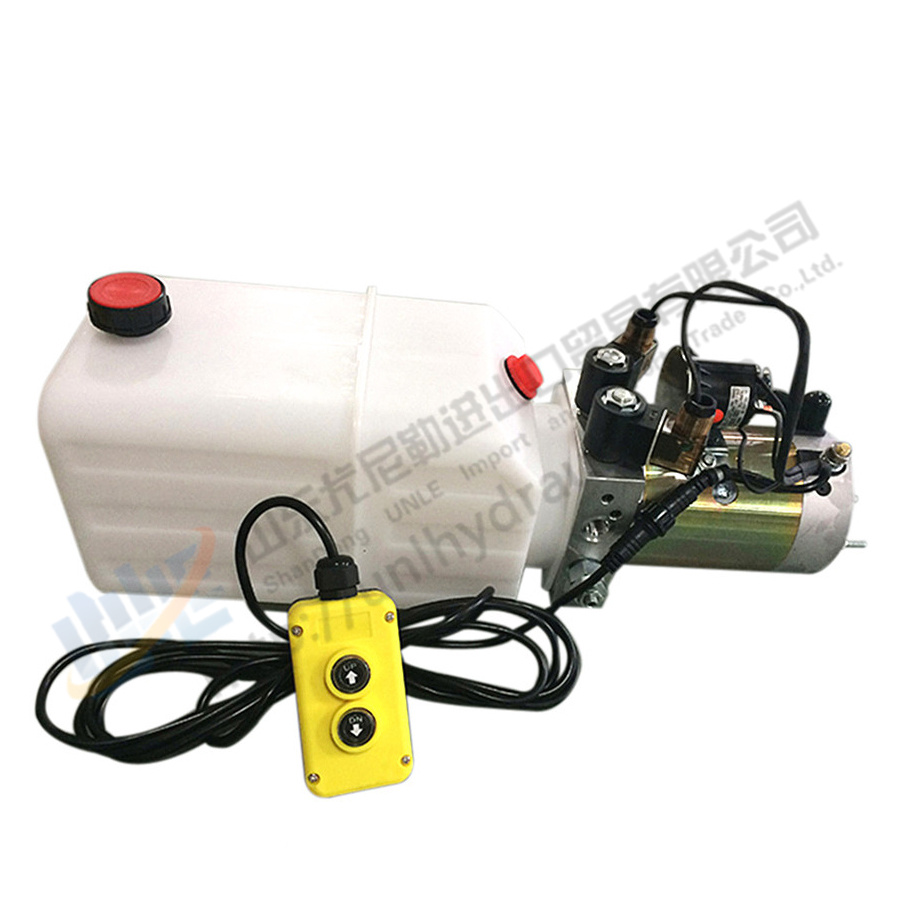 Small DC 12 volt hydraulic power unit pack for electric lifting table